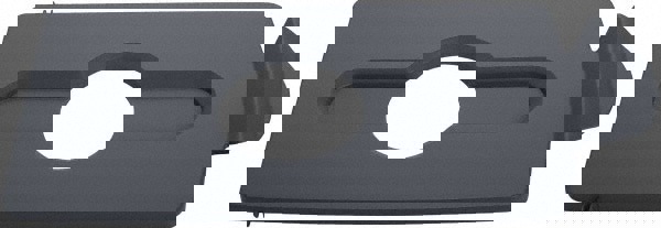 Trash Can & Recycling Container Lid: Rectangle, For 23 gal Recycle Container